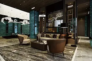 Asiri Kuzvishambidza Marble PVC / PET FILVEL Roll