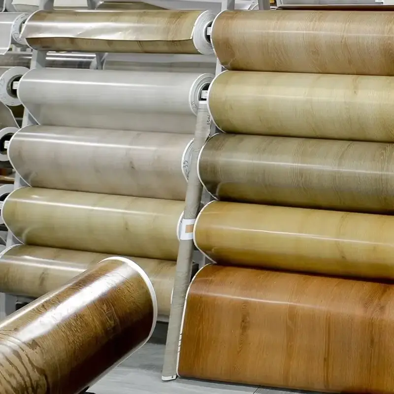 PVC ruvara kushongedza mafirimu ekuremedza pane WPC pasi