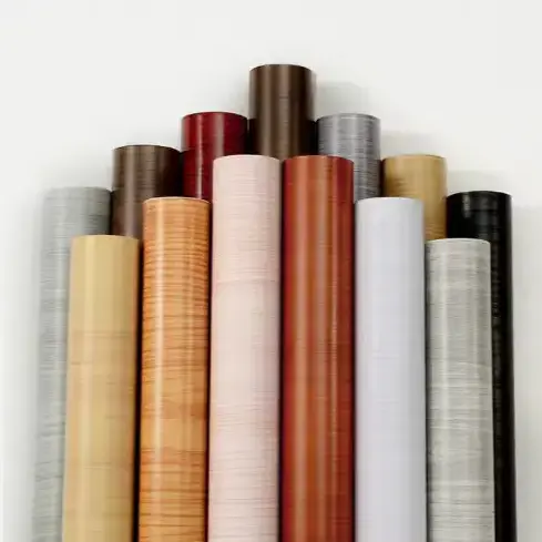 WaterProof PVC Wood Groir Fenicha Yakagadziridzwa Firimu